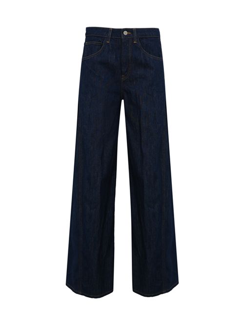 Jeans wide leg in denim fisso blu DONDUP | DP852 DFE338D MN6800
